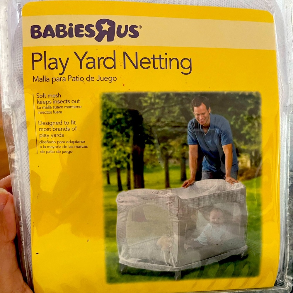 Play Yard netting babiesRus brand new in package. Never opened
